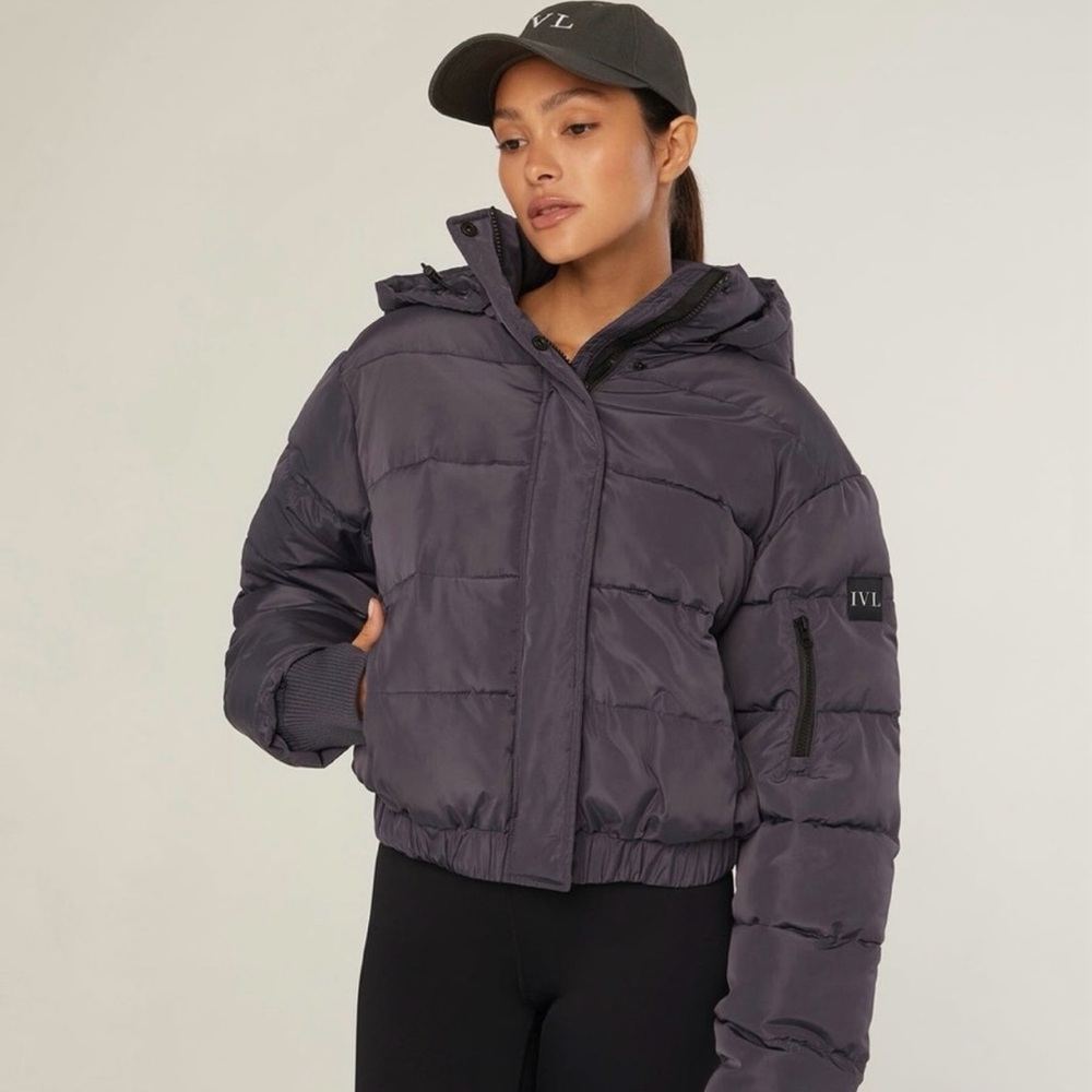 IVL COLLECTIVE - PUFFER JACKET - ODYSSEY GRAY - SIZE LARGE